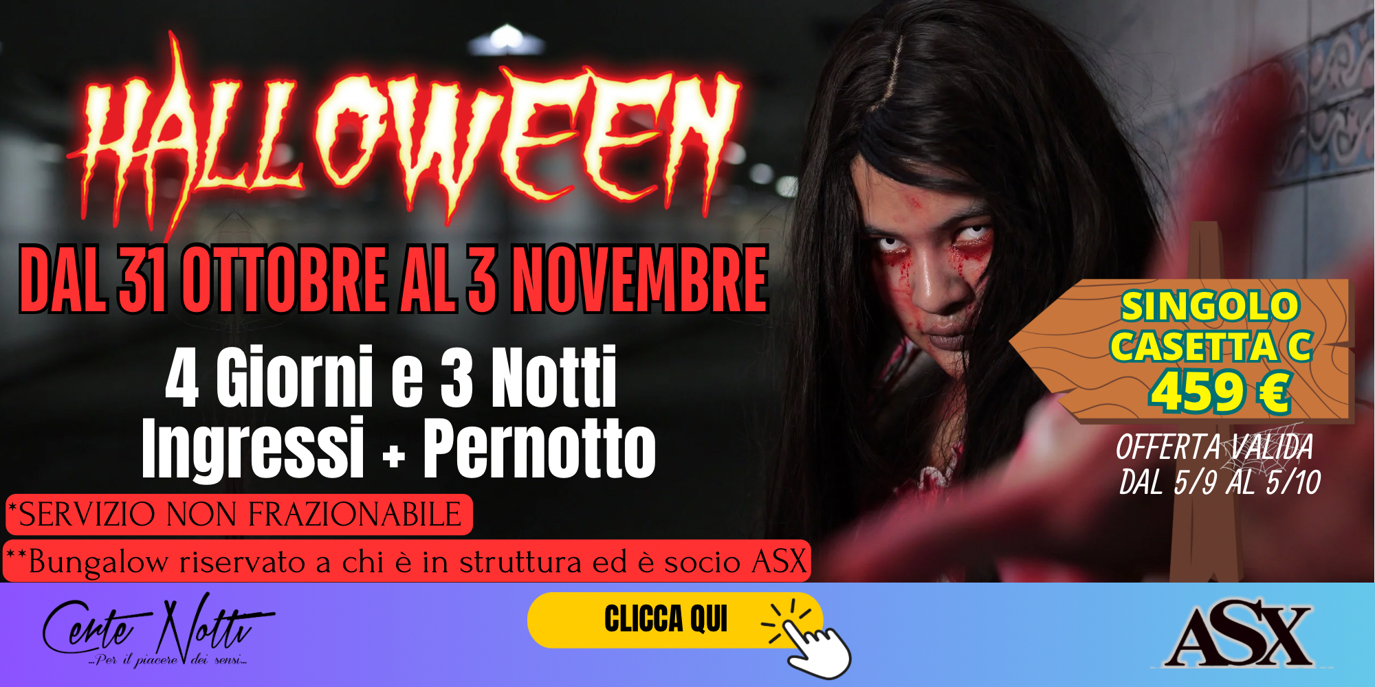 HALLOWEEN SINGOLO - CASETTA C