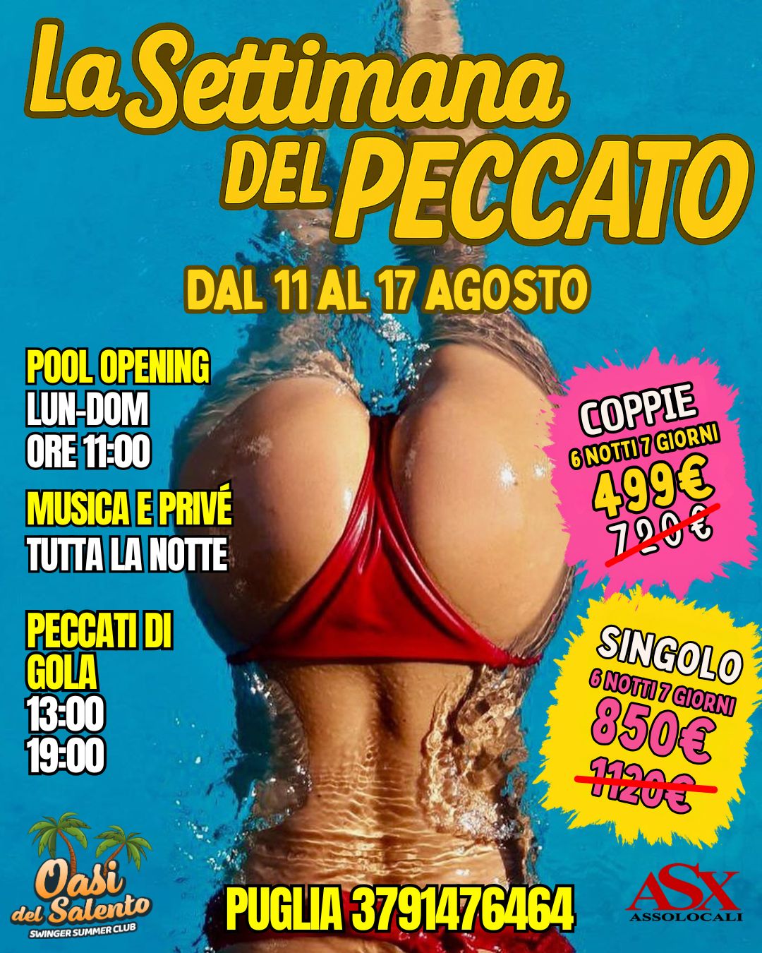 OASI DEL SALENTO LA SETTIMANA DEL PECCATO - SINGOLO