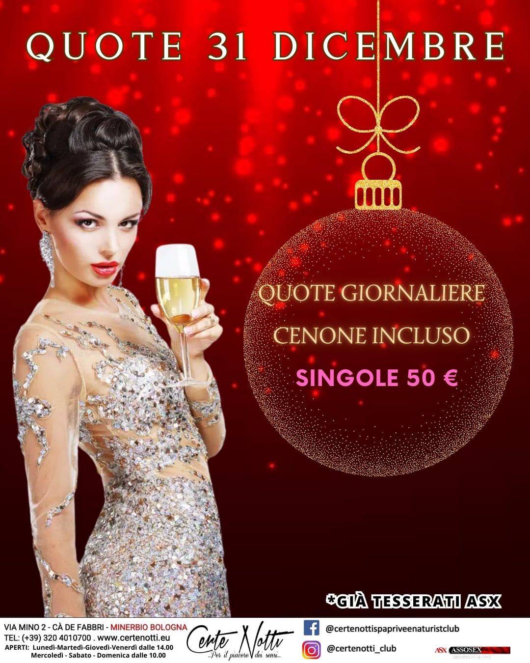 CENONE CAPODANNO SINGOLA 2026