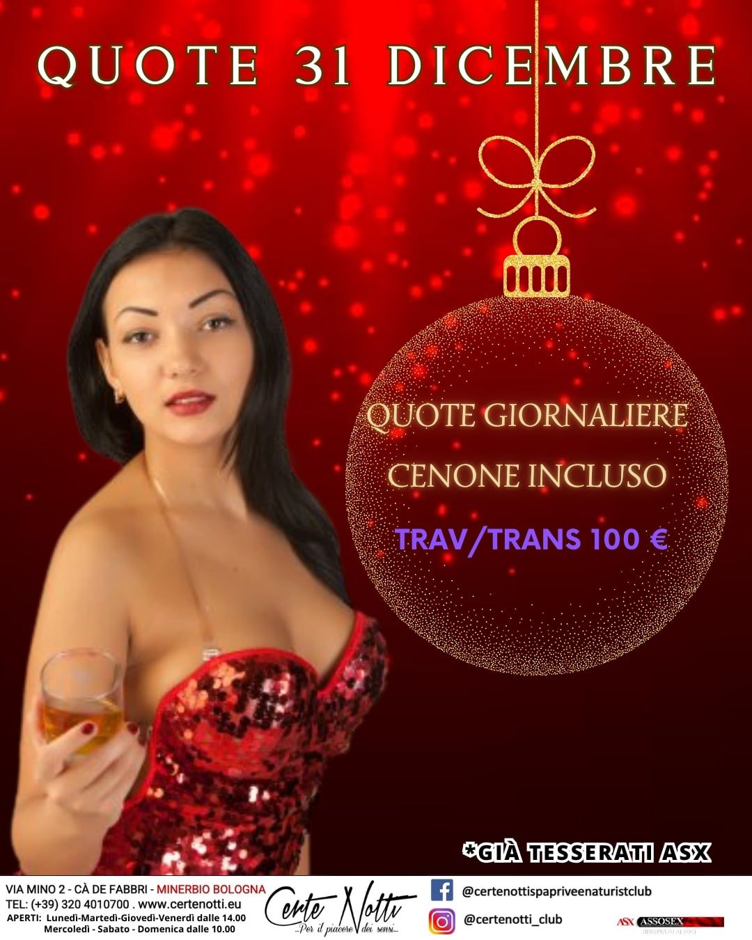 CENONE CAPODANNO TRAV/TRANS 2026